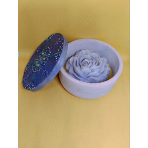 Свеча “Фиолетовый пион”